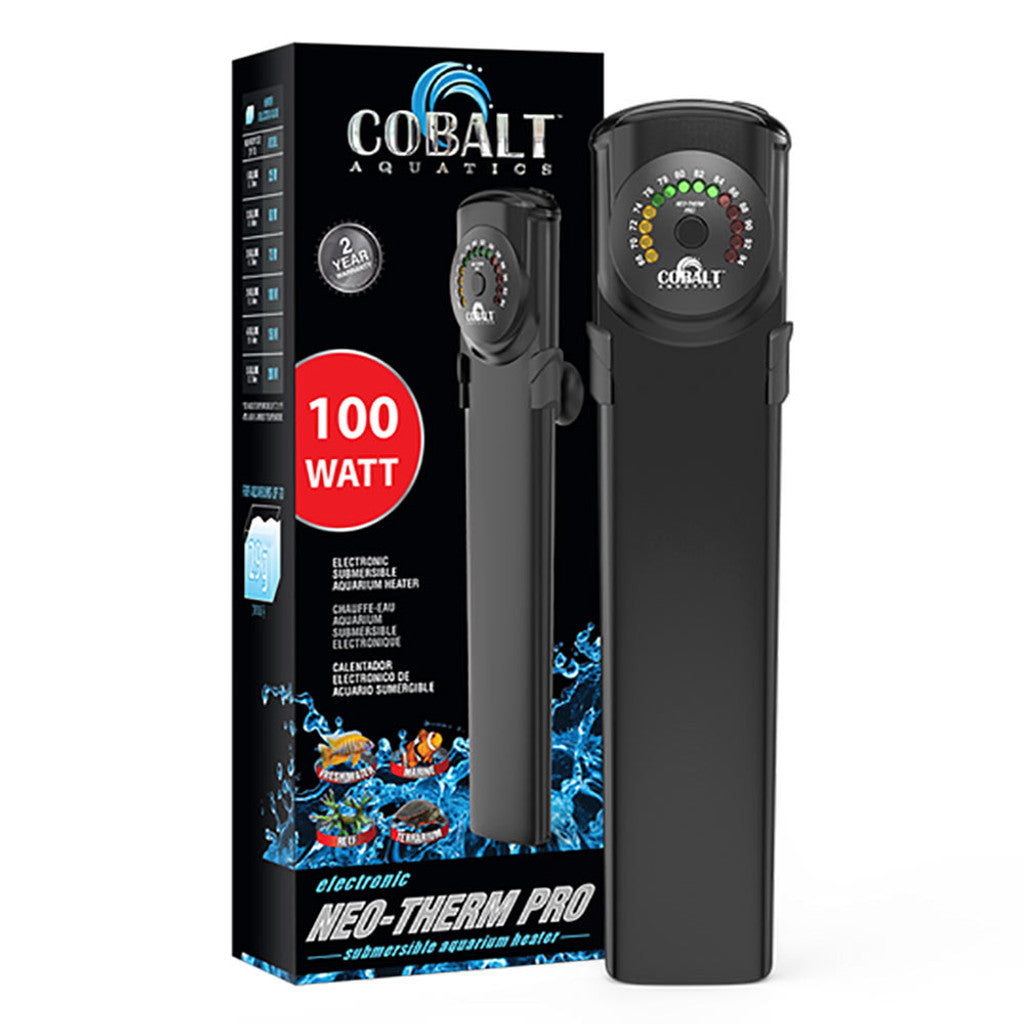 Cobalt Aquatics Neo-Therm Pro Submersible Aquarium Heater (Plastic) - 100 Watt