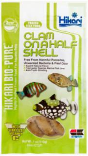 Hikari Bio-Pure Frozen Food Clams Clam On A Half Shell 4 Oz