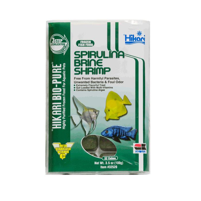Hikari Freeze Dried Spirulina Brine Shrimp – Premium Tropical Fish & Marine Fish Food