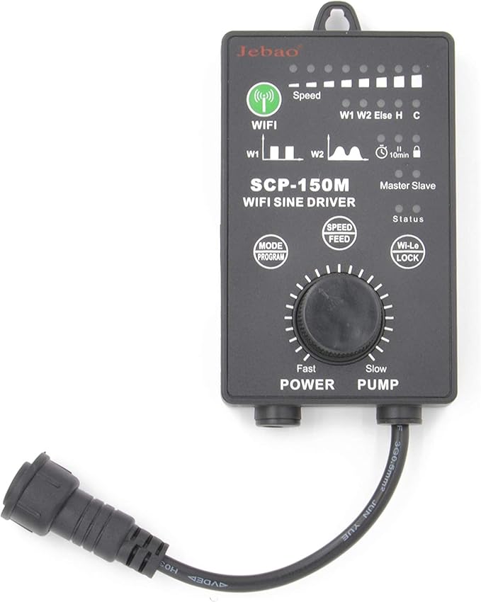 Jebao SCP WIFI Sine Cross Flow Pump Wave Maker with Controller (SCP-150M)