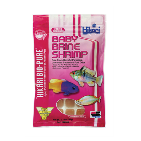 HIKARI BABY BRINE SHRIMP (BABY) 1.75 OZ. CUBE