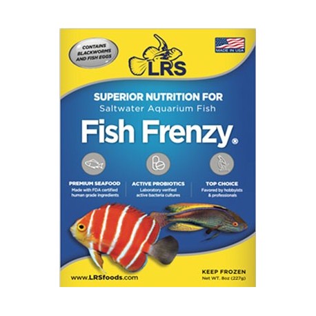 LRS Fish Frenzy Frozen Food - 8oz