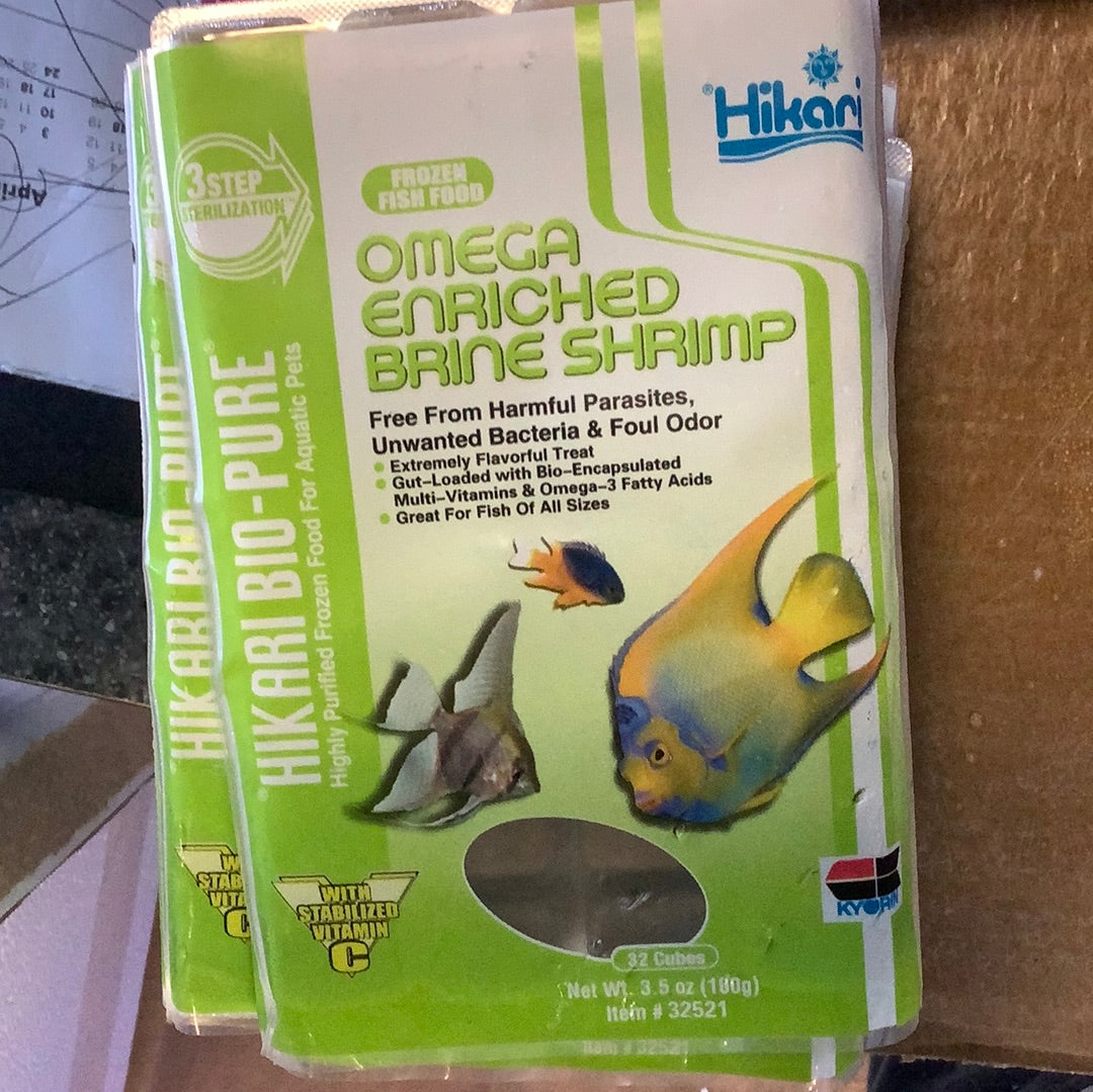 Hikari omega enriched brine shrimp