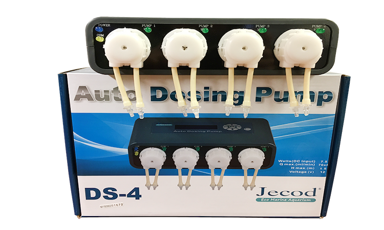 Jebao DS-4 Dosing Pump (4-Channel) - Newest Model - (Replaces DP-4 Model), Dry Goods - Whitlyn Aquatics - Live Coral