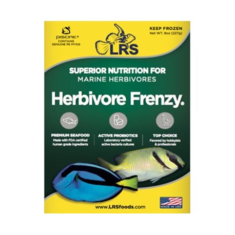 LRS Herbivore Frenzy Frozen Food - 8oz