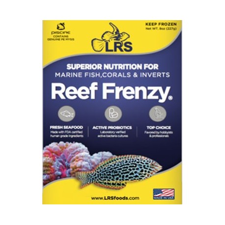 LRS Reef Frenzy Frozen Food - 8oz